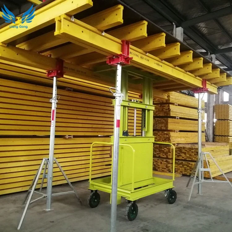 China Manufacturer Lianggong Forming Construction Concrete Steel Timber Beam Slab Roof Formwork with Scaffolding Prop