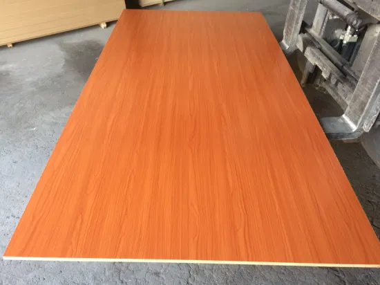 MDF de placage naturel/ MDF de mélamine pour meubles ou armoires