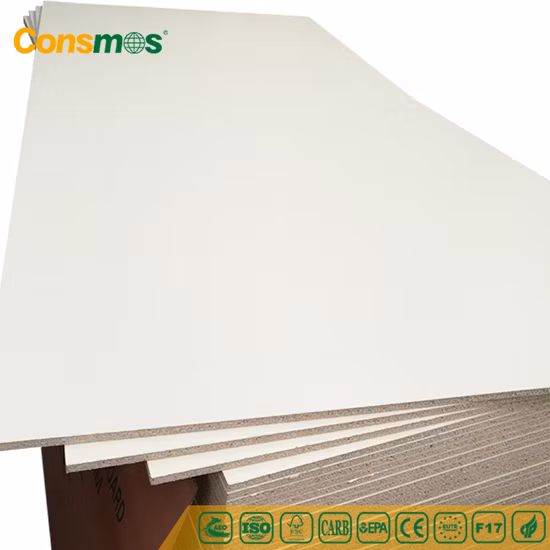 Sapeli/chêne/teck/frêne/haute brillance/mat/gaufré/UV/mélamine placage en bois naturel MDF laminé